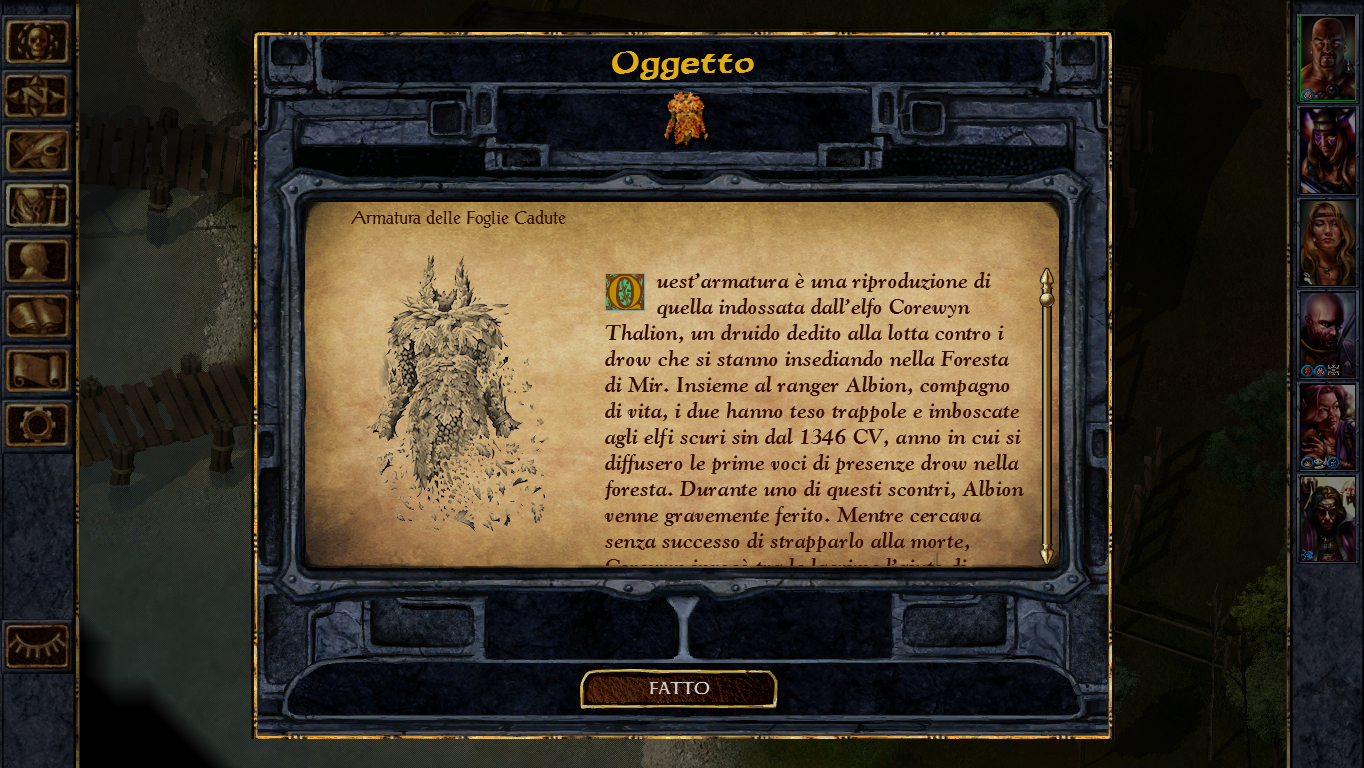 Allegri Buffoni - Campagna doppiaggio ita Baldur's Gate EE - pacchetto oggetti